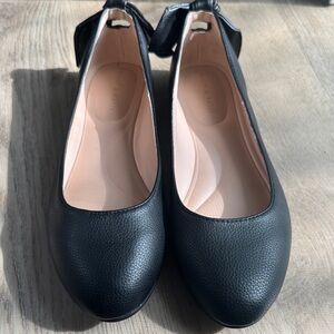 Kelly & Katie Black Ballet Flats